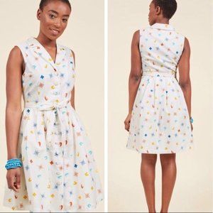 Modcloth Explorer Fit & Flare Dress (2x)